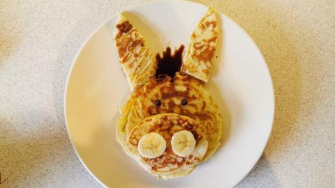 Donkey shaped pancake